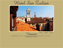 Tablet Screenshot of hotelsanzulian.com